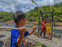 Gondola Penghubung Antar Dusun di Maros Sulsel