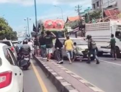 Truk Kecelakaan di Jalan Poros Maros–Makassar, Picu Kemacetan Panjang