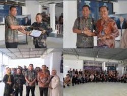 Lapas Kelas IIB Maros Lepas Dua Petugas dalam Apel Pagi, Satu Purna Bakti dan Satu Dapat Tugas Baru